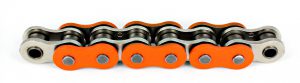 Orange Motorcycle chain