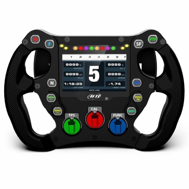 Aim Motorsport Steering wheel with integrated dash