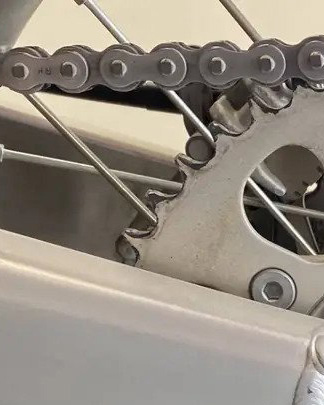 New chain and sprocket