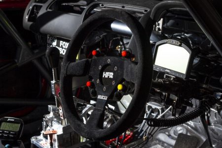 Track car steering wheel