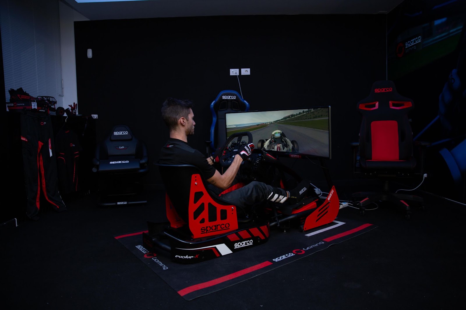 Sparco Evolve Pro Sim Racing Kart Cockpit